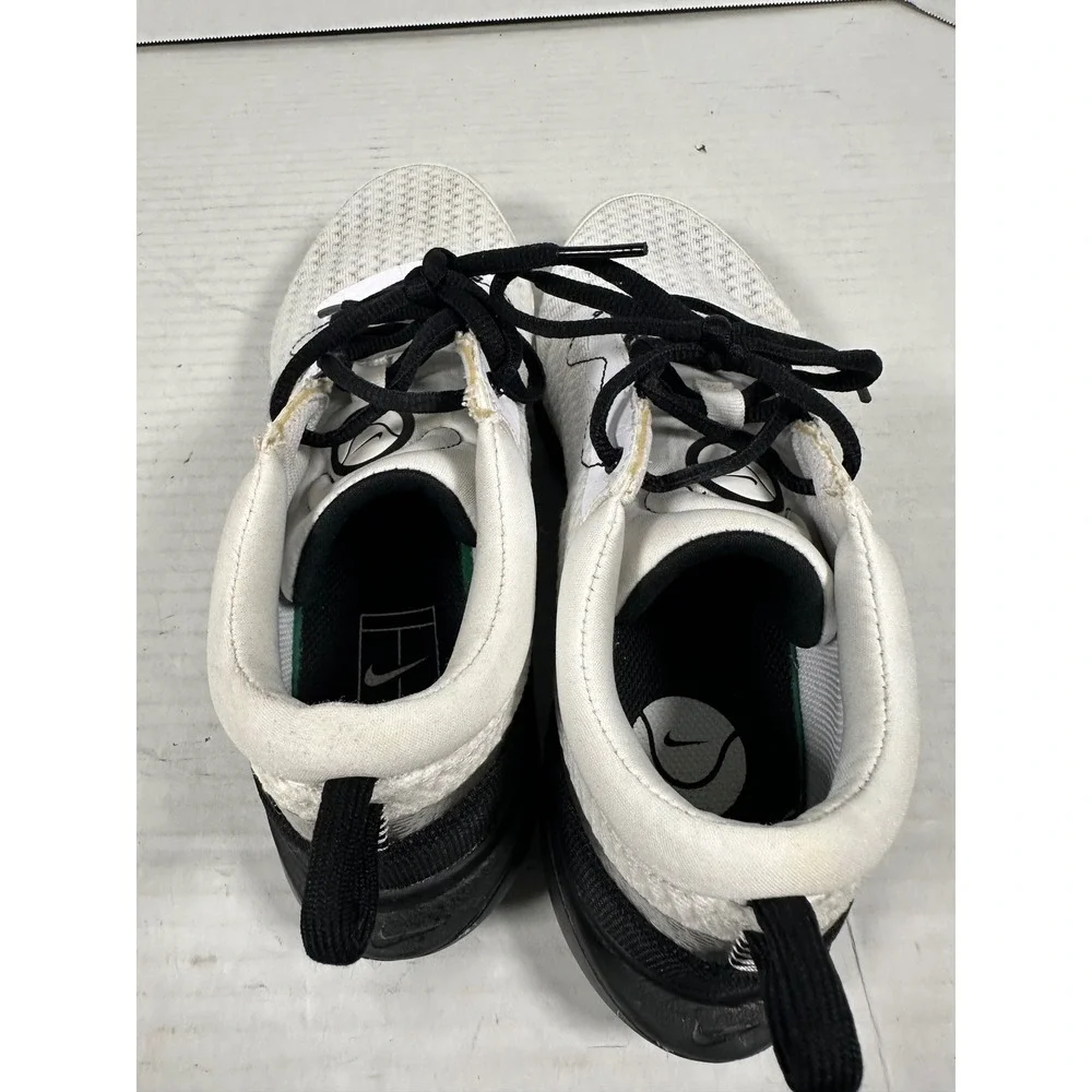 Nike Court Vapor Lite 2 Womens White Black Tennis Shoes DV3285-100 Size 8